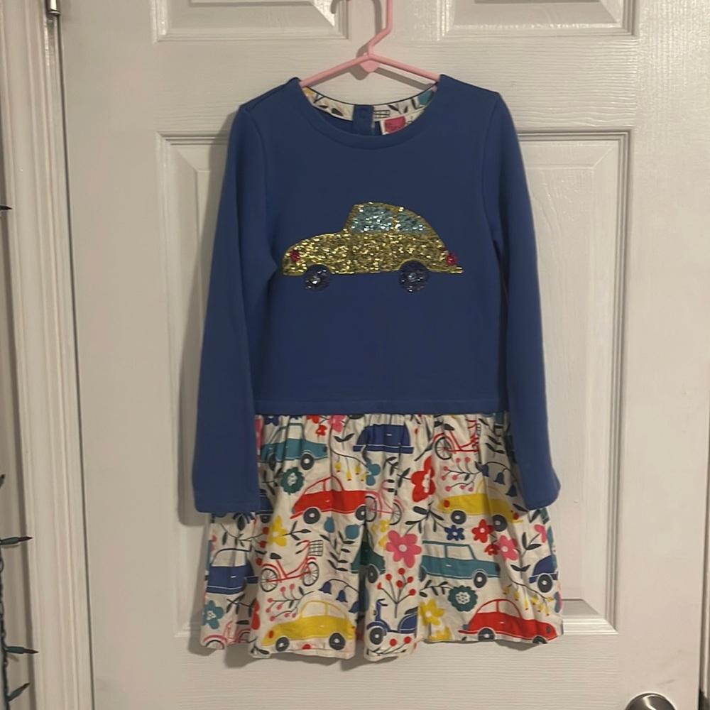 Mini Boden Sequin appliqué dress
